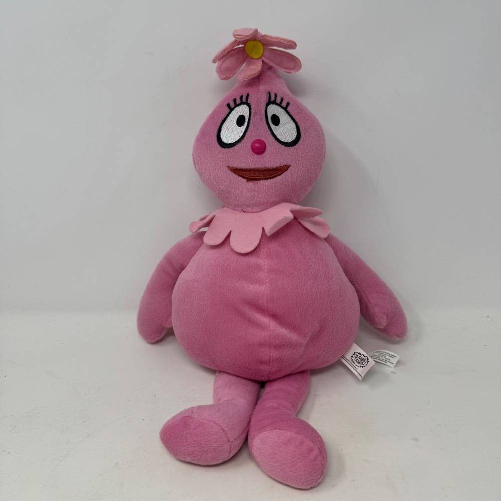 Yo Gabba Gabba Foofa Pink Flower Plush Stuffed Toy 2010 Nanco Nick Jr